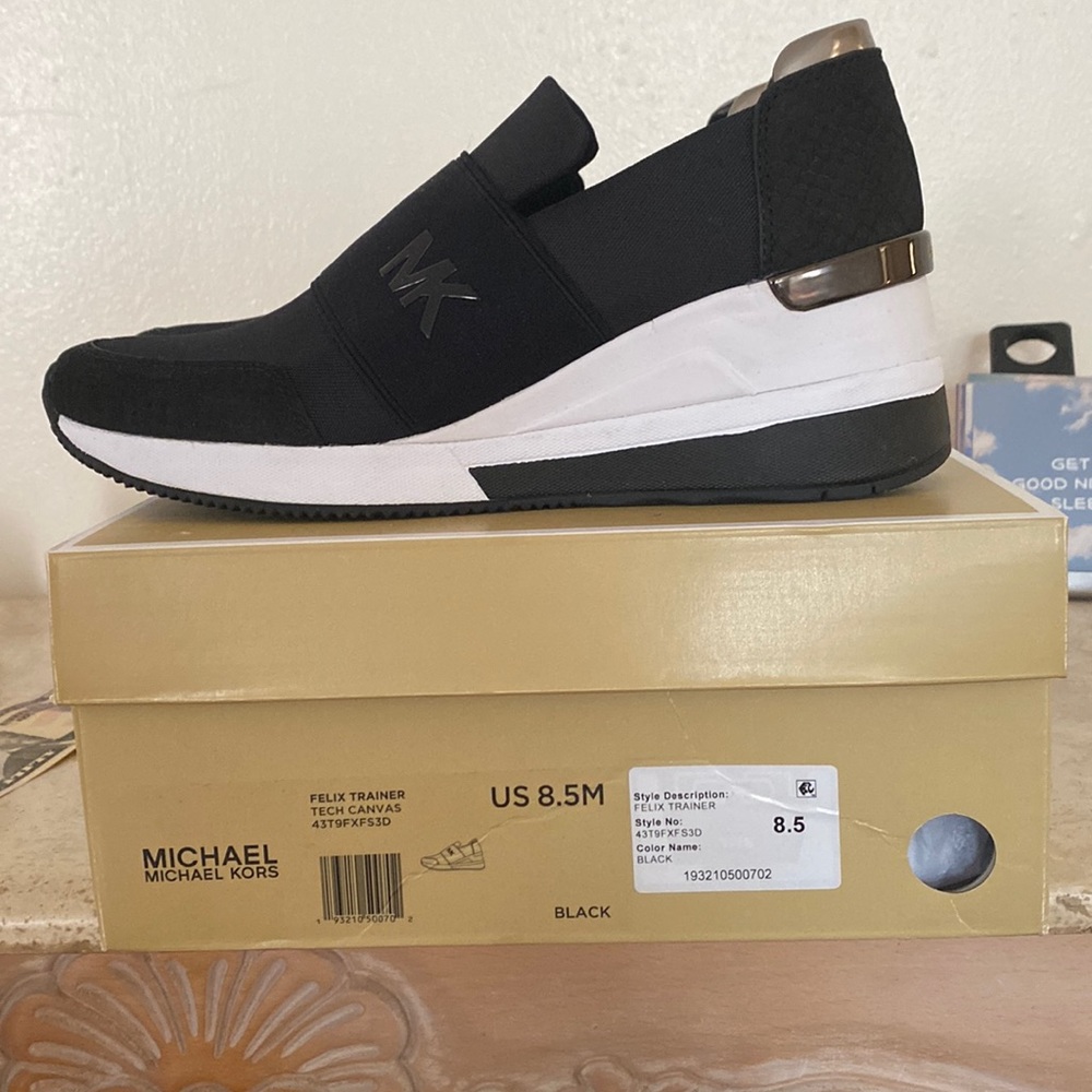 Michael Kors wedge slip on shoe
